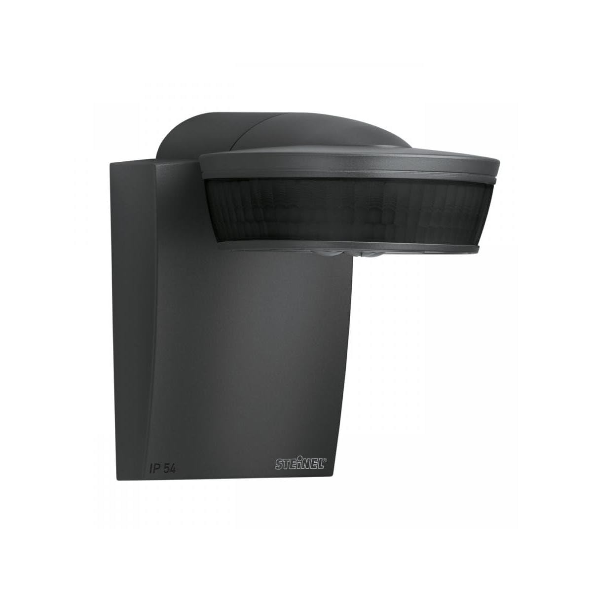 Steinel Rilevatore di movimento a infrarossi sensIQ antracite | sensore 300°|20 m, 2500 W, funzione TEACH, supporto angolare a parete, telecomando