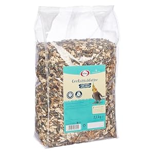 Elles Großsittichfutter 4 x 2,5kg I Artgerechtes, natürliches Vogelfutter | Mit Hirse, Sonnenblumenkernen & Hanfsaat I Ohne Zusatzstoffe I Unterstützt Gesundheit & Vitalität