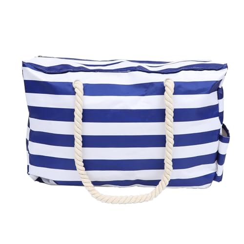 Gatuida 1pc Extra Large Beach Bag for Women Stylish Blue Tote Pouch for Pool Travel Outdoor Activities for Cosmetics Towels Daily Essentials