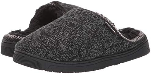 MUK LUKS mens Men's Gabriel Clog Slipper, Black, Medium US | Image 6