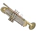 Student Brass Trumpet B-flat Trumpet Craft Manufacturing Professional Playing Brass Musical Instrument With Case
