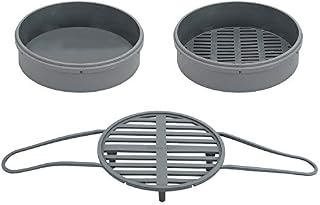 Instant Pot IP-Silicone Steamer Insert Set, Food Safe, Gray