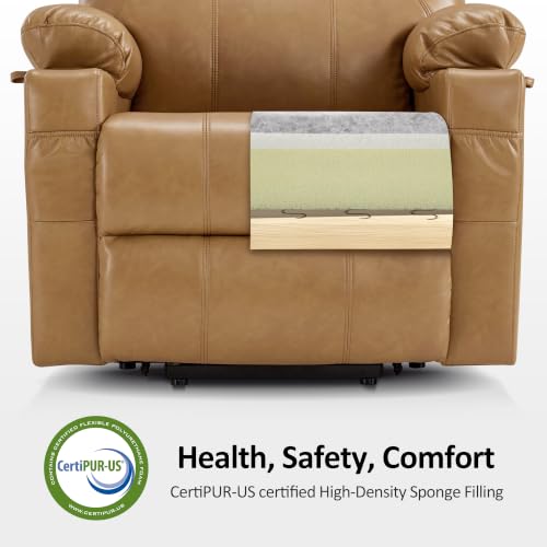 Image of MCombo Small Power Lift Recliner Chair for Elderly, Heat and Massage 7141