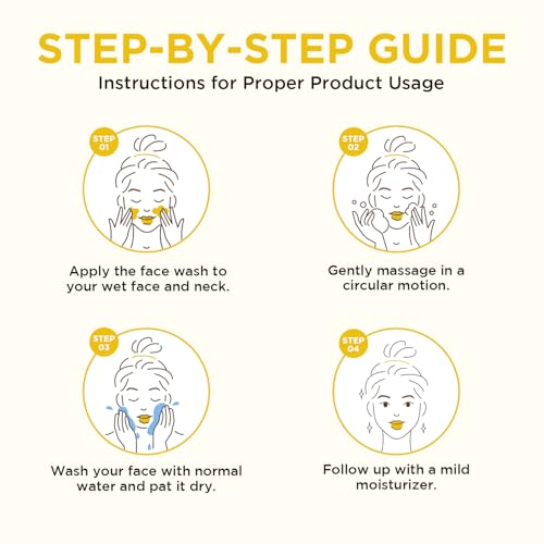 Orgatre Glow Ubtan Face Wash with Turmeric, Kojic Acid & Niacinamide for Brightening, Tan Removal & Even Skin Tone - 100ml | Dermatologically Tested | Suitable for Men & Women