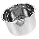 ZUNOXAZ Cuve Intérieure En Acier Inoxydable 4l Pour Cuiseur à Riz, Marmite Épaissie Fon...