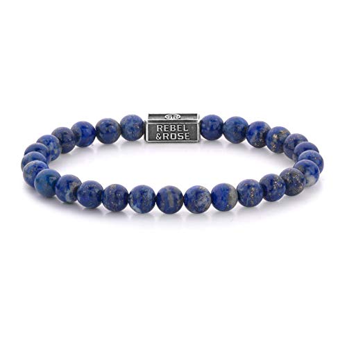 Rebel & Rose Silverbead Lapis Lazuli 925-6mm RR-6S002-S-15 cm