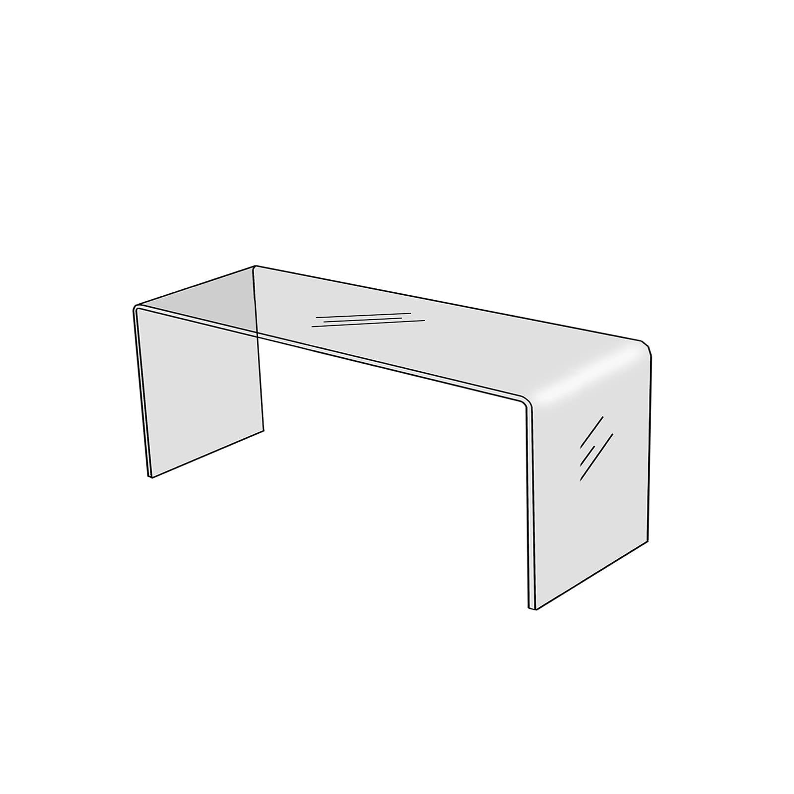 Display Stands Clear Acrylic Plinths - Riser Display For Crafts, Collectables, Jewellery, Retail (Dsl8+) (200Mm X 100Mm X 150Mm)
