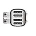Smeg 50's Style Retro Aesthetic 4 Slice Toaster 6 Presets Extra Wide Slots Black TSF03BLUS
