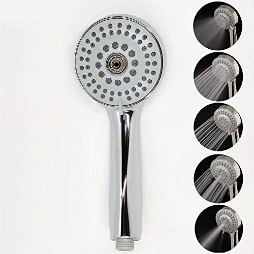 Universal Wassersparen Duschkopf,Handbrause mit Multifunktionsdruck 5-in-1-Haushalt-Duschbrause, Einzelkopf