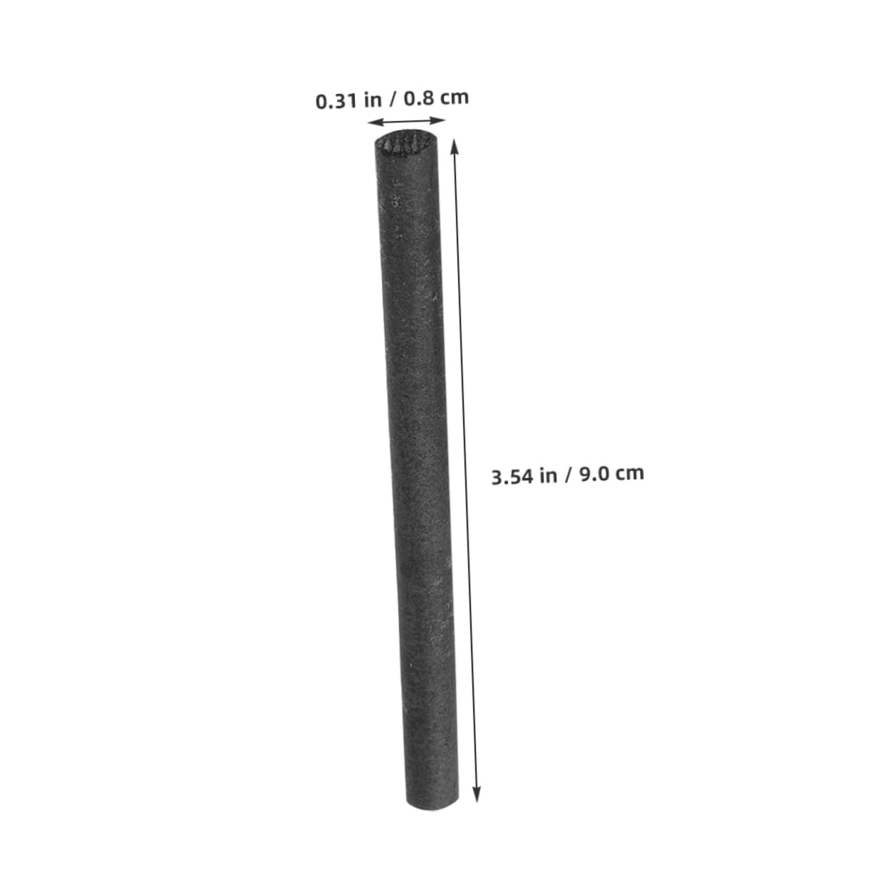 DOITOOL 10pcs Graphite Rod Stirring Rod for Casting Stir Stick for Casting Graphite Stirring Stick Carbon Graphite Dowsing Rods Cylinder Tube Bar Black re-usable