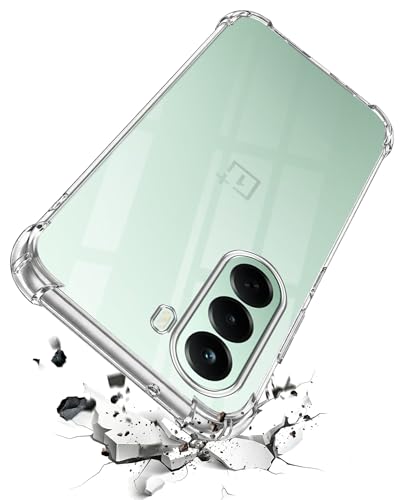 Jkobi Shockproof Crystal-Clear Back Cover for OnePlus Nord CE 6 Lite (Anti Yellow Case | Drop & Camera Protection | Hard Polycarbonate)