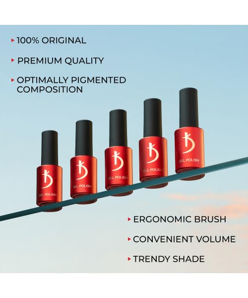 Esmalte en gel Kodi Professional 7ml Marrón caramelo miniatura 4