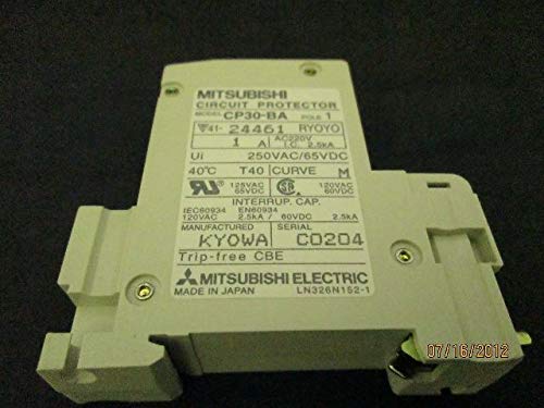 Mitsubishi CP30-BA-1P Circuit Protector 1A 1P