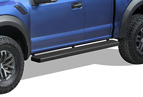 Estribos laterales acero negro 6 in para Ford F150 y Super Duty