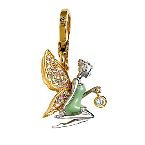 Juicy Couture Pave Green Fairy Gold Plated Bracelet Charm