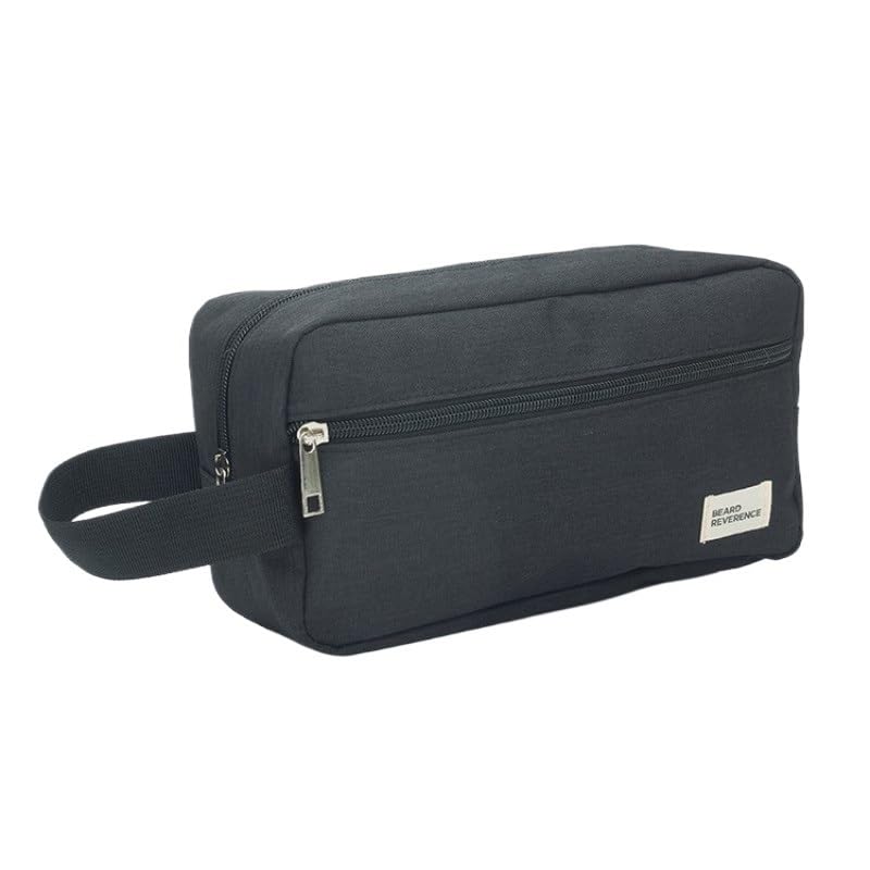 Beauty Case da Appendere, Grande capacità, Impermeabile, Portatile, da Viaggio, cosmetico, Grigio, per Uomo e Donna, Organizer per Il Bagno.