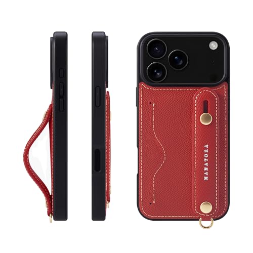 HANATORA for iPhone 17ProMax P[X {v ϏՌ wʃxg J[h|Pbg X}zP[X X}z X^h@\ lbN Xgbv t G{XU[ Mtg }OlbgȂ bh NCGH-17ProMax-Red
