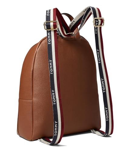 Tommy Hilfiger Reese II Medium Dome Backpack Pebble PVC Cognac One Size2