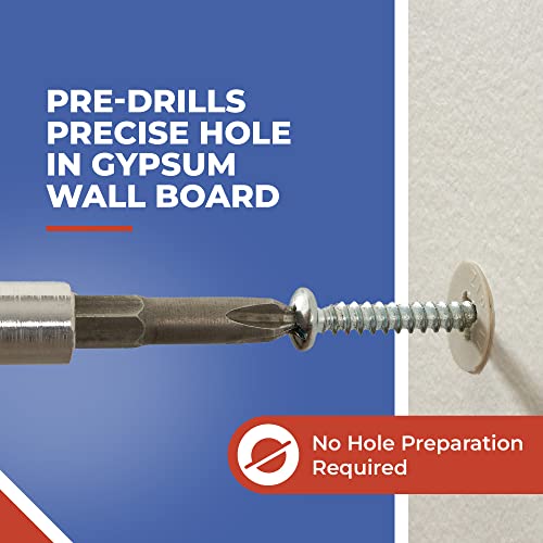 Self Drilling Drywall Plastic Anchors with Screws Kit (20 Pack)