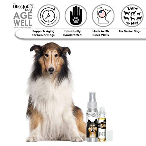 Image of The Blissful Dog Collie Age Well Dog Aromatherapy Roll-On Bottle for Your Dog's Peaceful Ageing