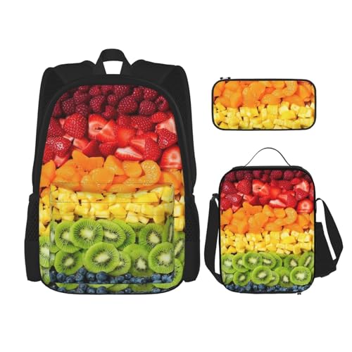Sac à dos WURTON évitez le désordre scolaire avec ce kit 3 en 1 repas et trousse