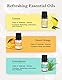 Ankrs Ätherische Öle Set 10x10ml, 100% Naturrein Diffuser Öl, Aromatherapie Essential Oils, Lavendel, Teebaum, Pfefferminz, Zitronengras, Eukalyptus, Zimt, Rose, Ylang-Ylang, Süße Orange, Zitrone