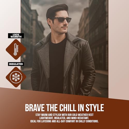 F&F Classic Men's WW2 German Military Black Belted Real Lambskin Leather Fur Collar Long Trench Winter Coat4