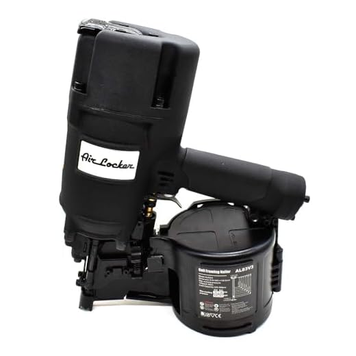 Air Locker AL83V3 3-1/4 Inch Full Round Head Coil Framing Nailer