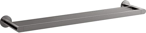 KOHLER K-73144-TT - Toallero de baño doble compuesto de 24 pulgadas, titanio