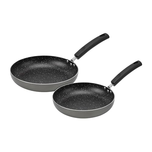 Comparison: Best Vinod Non Stick Set 3 Vinod Essence Non-Stick Frypan Set of 2 (20cm & 24cm) | Toxin-Free Coating | Induction & Gas Compatible Skillet | 2 Year Warranty | Easy to Clean