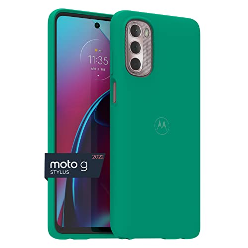 Image of Motorola Moto G Stylus (2022) Protective Case- Precision fit, Stylish Shock Absorbing Phone Cases - Emerald /Green [NOT for 2022 G Stylus 5G Version]
