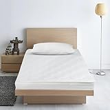 Aylas Furniture 6 Inch Hybrid Twin Bed Mattress - Premium High Density & Comfort Cold Foam & Bonnell Coil Springs - Medium Firm
