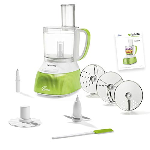 Genius A80891 Feelvita Food Processor | 12 Teile | Küchenmaschine | 11...