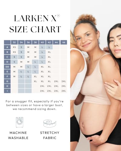 Image of Larken Hands Free Pumping Bra for Breastfeeding | Breast Pump - Maternity Bras for Pregnancy, Pumping & Nursing Bra in One