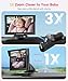 LUCKVIEW BM1 Baby Car Camera for Back Seat & Pet Monitoring, 5'' 1080P Monitor with IR Night Vision, 3X Zoom, Crystal Clear View, Easy 5-Min Wired Installation for Peace of Mind