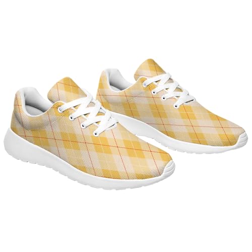 Plaid Shoes Running Tennis Shoes Fashion Sneakers for Women Men4