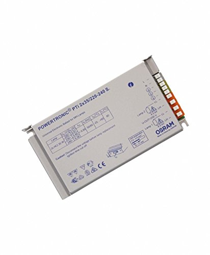 Osram, Powetronic Intelligent PTi, Alimentatore elettronico per lampade a scarica ad alta intensità, per installazione in apparecchi, 2x35/220-240 S VS20