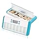 Tablettenbox 7 Tage mit Alarm, Elektronische Pillendose Pillenbox Medikamentenbox Wecker mit Ton- und Vibrationsalarm für Erinnerung, 7 Fächer Automatischer Tablettenspender Box für Medikamente