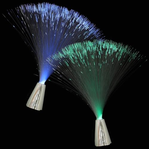 Yardenfun Fiber Optic Led Changing Fiber Optic Light Battery-Operated Decorative Lamp for Wedding Party Home Decor
