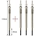(Lot de 4) Bougie de préchauffage pour ASTRA G FRONTERA OMEGA B SIGNUM VECTRA B VECTRA C ZAFIRA A 2,0 2,0L 2,2 2,2L Dti 9-3 9-5 TiD idem 0250202043 0100226417 GN033 Y-523J