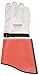 Salisbury Elec. Glove Protector, 11, White/Orange, PR