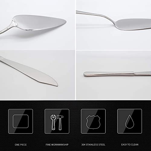 BESCH Pala e coltello per torta set di 2 pezzi in acciaio inox (pala e coltello da torta) - immagine 6