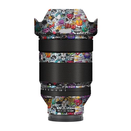 Film Sony FE 28-70 mm F2 GM vinyle anti-rayure objectif photo graffiti blanc