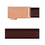 Rose Gold / Chocolate Brown Leather