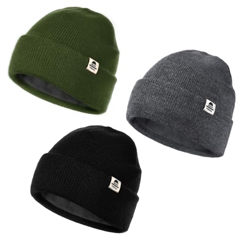 Image of FURTALK Baby Beanie Fleece Lined Toddler Winter Hat Boys Girls Knit Warm Beanies Kids Ski Hats for 0-8 Years