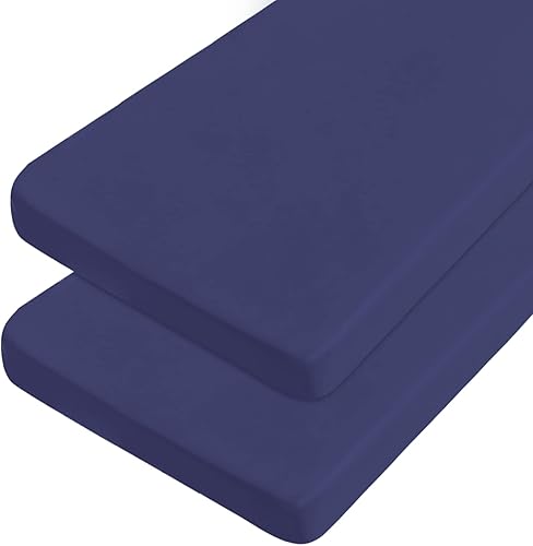 Miniatura 7 de Sábanas para cuna de 31 x 75 pulgadas, sábana bajera de tamaño individual estrecho, litera de campamento, litera de caravana, camas de invitados,