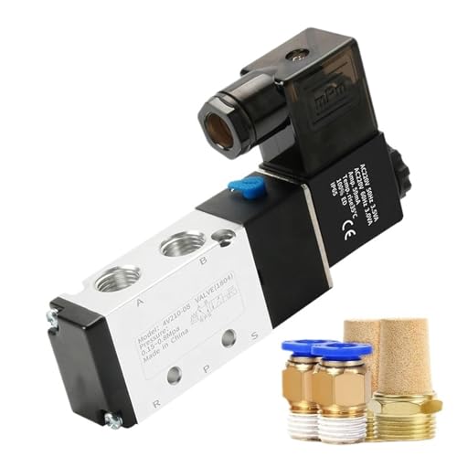 Électrovanne 4V210-08 à bobine magnétique pour un contrôle fluide et stable