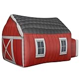The Original Patented AirFort - Build A Fort in 30 Seconds, Inflatable Fort for Kids, Play Tent for 3-14 Years, A Playhouse Where Imagination Runs Wild, Fan not Included (Farmer's Barn)