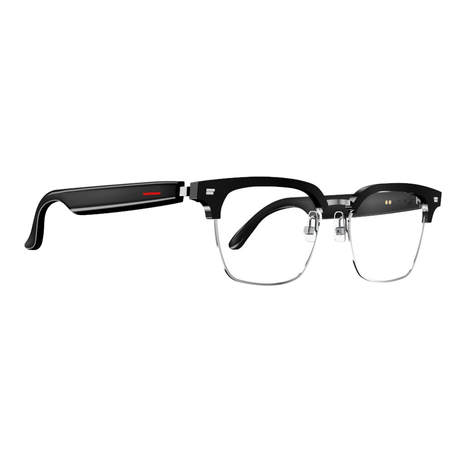 Generico Occhiali Audio Intelligenti Con Altoparlante, Occhiali Con Risposta E Fine Chiamata Audio Wireless Per Uomo Donna