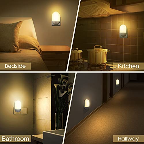 Luce Notturna Bambini, Luce Notturna LED Plug-and-Play Automatica Con Sensore Crepuscolare, Luce Notturna da Presa per bambini per Cameretta, Soggiorno, Garage, Bagno, Corridoio, Bianco Caldo - Image 8